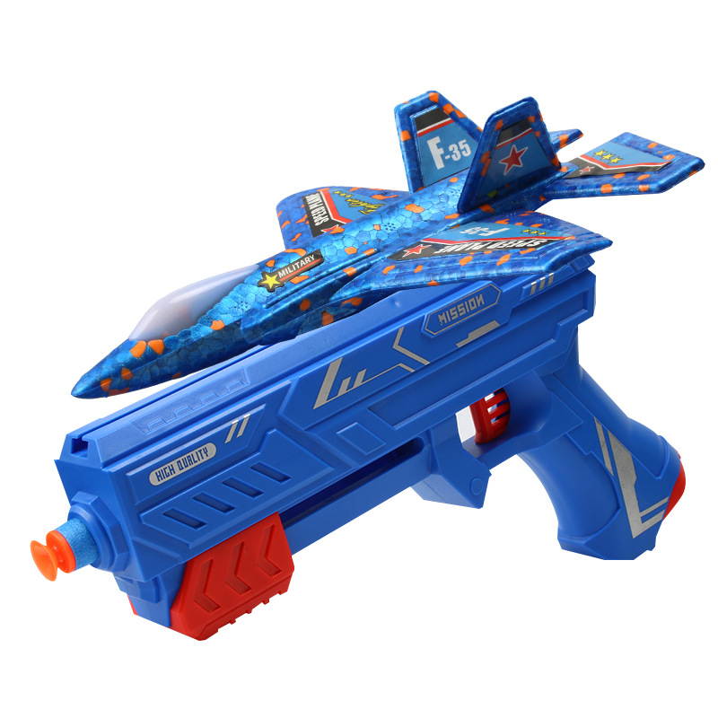 Catapult Launcher Toy - 어린이용 F-35 발사기 폼 비행기 투석기,