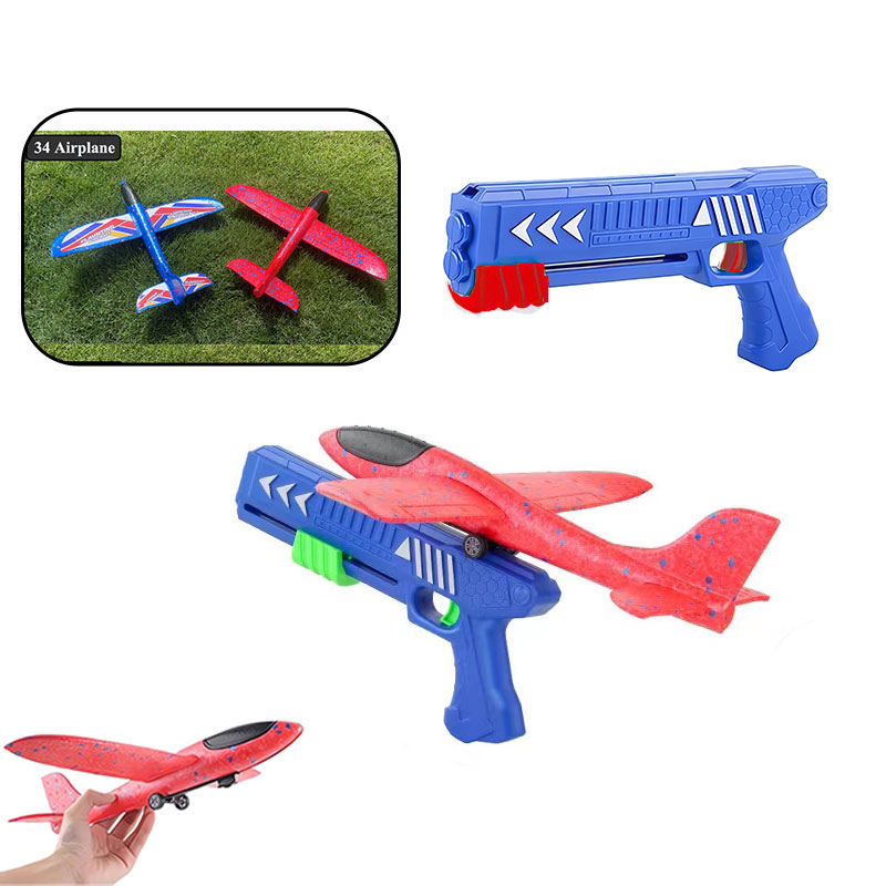 Catapult Launcher Toy - HH 키즈 24/34cm 폼 비행기 발사기