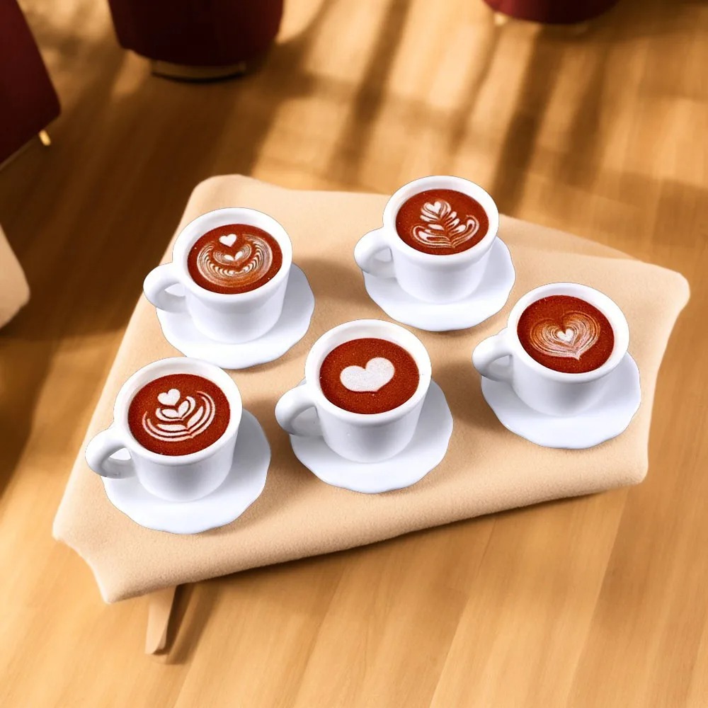 Kids Toys Kitchen Set - 10개/세트 1/12 스케일 미니어처 인형의 집