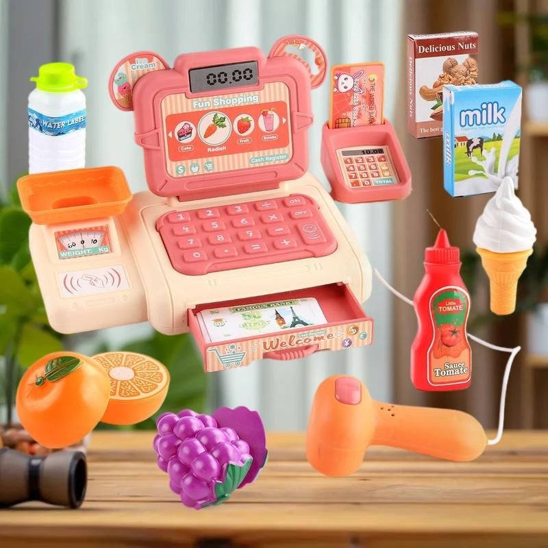 어린이를 위한 가상 쇼핑 계산대 장난감 세트, 빛과 소 - Toy Cash Register 리뷰 및 가격