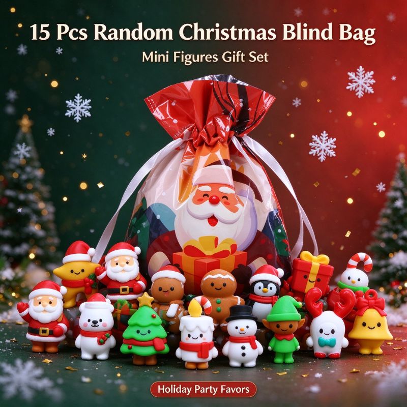 크리스마스 미니 피규어 럭키 박스 세트 (5~24개), - Kids Toys Xmas 리뷰 및 가격