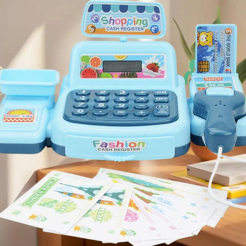 1세트 슈퍼마켓 계산원 전자 게임 조명 및 음향 효과  - Toy Cash Register 리뷰 및 가격