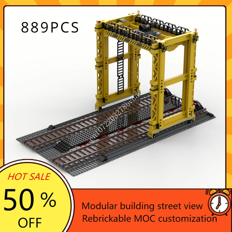889PCS 철도 과부하 크레인 모델 맞춤형 퍼즐 갠트 - Kids Toys Xmas 리뷰 및 가격