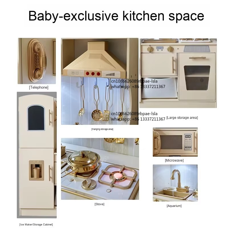 교육용 나무 소꿉놀이 세트, 사실적인 조명과 소리가 나 - Kids Toys Kitchen Set 리뷰 및 가격