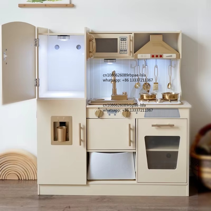교육용 나무 소꿉놀이 세트, 사실적인 조명과 소리가 나 - Kids Toys Kitchen Set 리뷰 및 가격