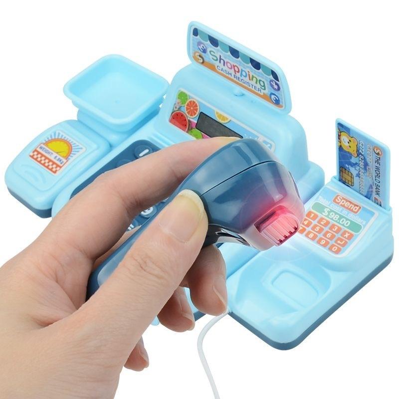 새로운·1세트 전자 게임 조명 및 음향 효과 슈퍼마켓  - Toy Cash Register 리뷰 및 가격