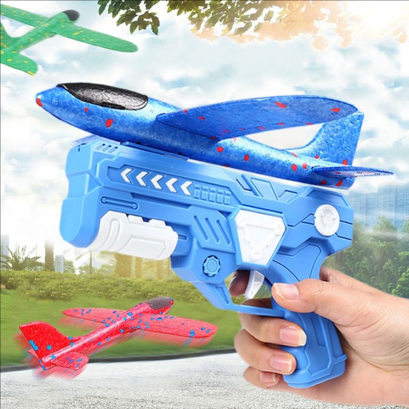 글로잉 폼 항공기 발사기 투석기 글라이더 총 장난감,  - Catapult Launcher Toy 리뷰 및 가격