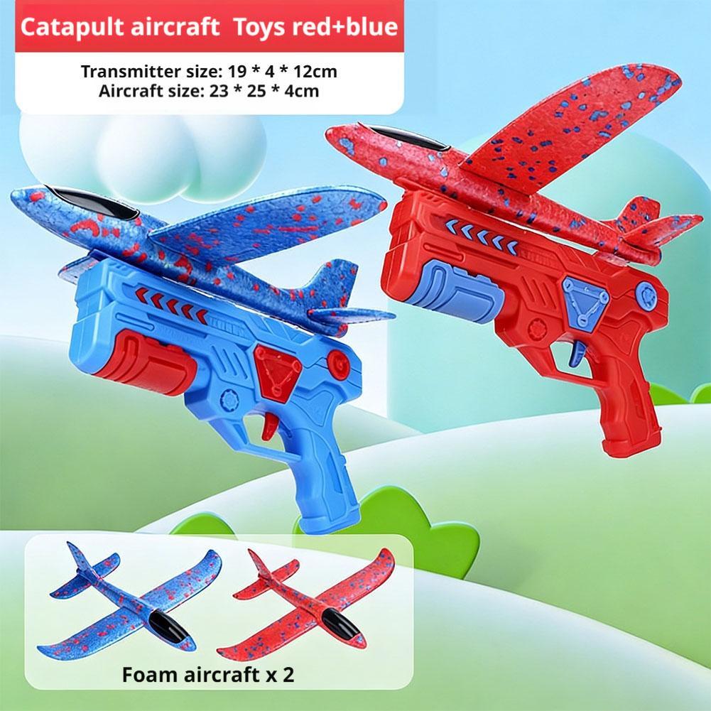 빛나는 폼 소재 비행기, 10m 발사 거리, 투석기형  - Catapult Launcher Toy 리뷰 및 가격