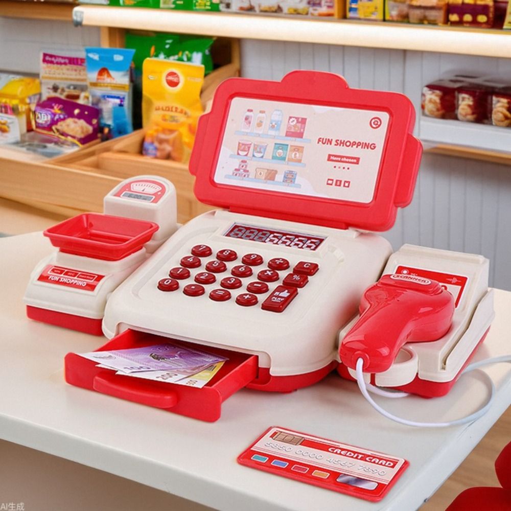퍼즐 시뮬레이션 슈퍼마켓 계산대 재미있는 선물 다기능  - Toy Cash Register 리뷰 및 가격