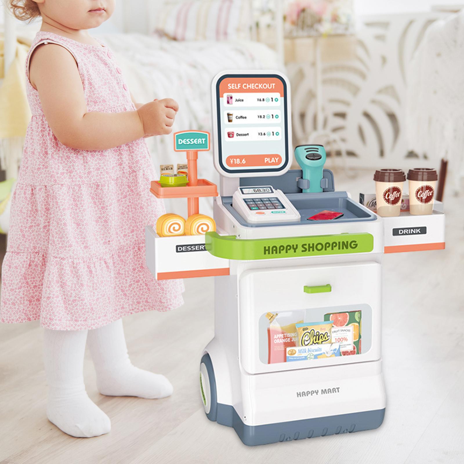어린이용 역할 놀이 슈퍼마켓 계산대 장난감 세트: 계산 - Toy Cash Register 리뷰 및 가격