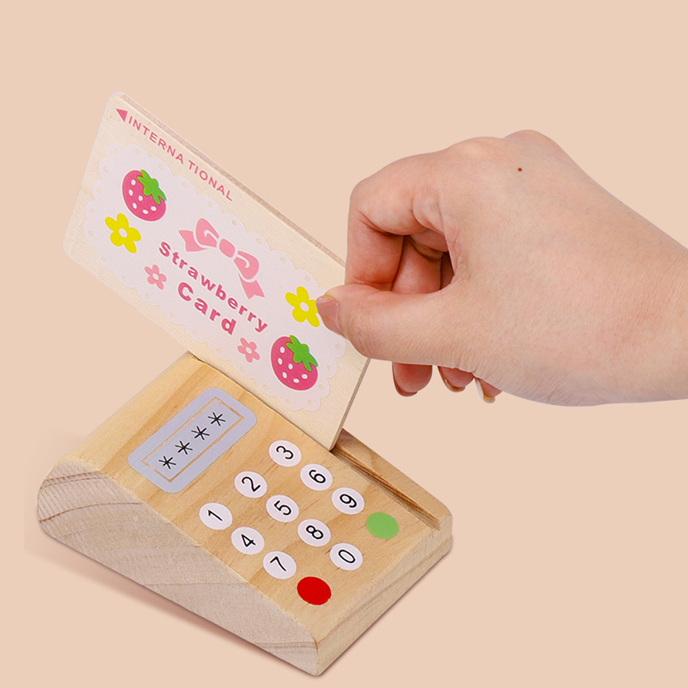 나무 금전 등록기 장난감 어린이 매장 쇼핑 롤 플레잉  - Toy Cash Register 리뷰 및 가격